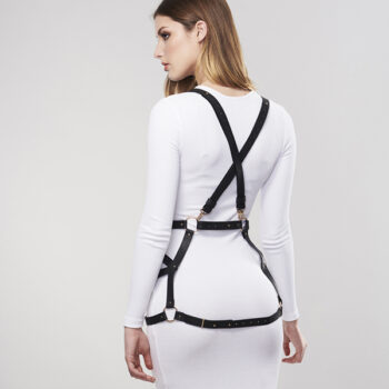 Harness abito nero Maze collection by Bijoux Indiscrets