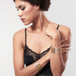 bracciali-manette-dorati-maglia-metallica-desir-metallique