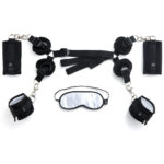 Kit-bondage-per-letto-con-manette-cavigliere-Hard-Limits-50-Sfumature-di-Grigio