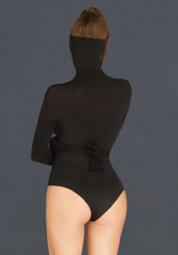 Teddy nero con maniche legabili Leg Avenue Kink