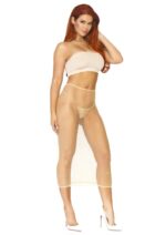 Multi dress in rete nero con strass - Leg Avenue