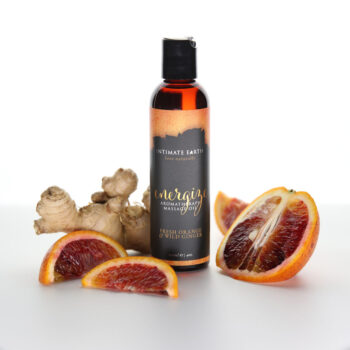 Olio per massaggi arancia zenzero Aromatherapy - Intimate Earth