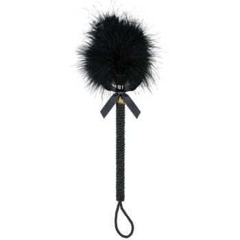 Piumino nero per tickling A720 - Obsessive