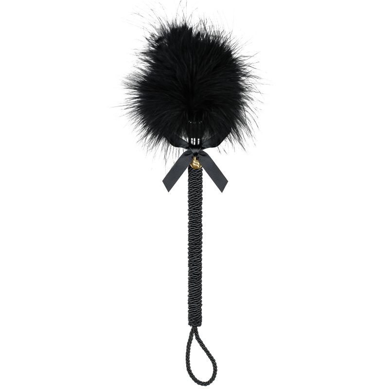 Piumino nero per tickling A720 - Obsessive Piumino nero per tickling A720 - Obsessive