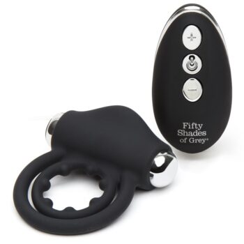 Anello vibrante doppio con telecomando Fifty Shades of Grey