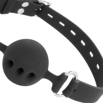 Ball Gag con fori respirabile - Darkness