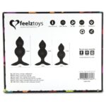 3 butt plug anali beaded Bibi FeelzToys