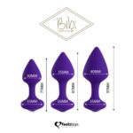 Set di 3 plug anali graduali Bibi FeelzToys