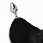 Plug Anale con coda in ecopelliccia Darkness