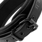 Collare bdsm in pelle vegana con guinzaglio | Fetish Submissive - immagine 6