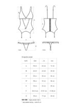 Corsetto nero con reggicalze Emperita | Obsessive - immagine 3