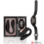 Vibratore nero con telecomando da polso per coppie - double joy - Anne's Desire