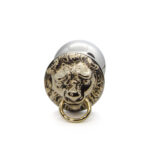 Plug anale - Anal plug acciaio con testa leone bronzo Rosebuds