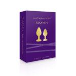 Plug anali set 2 pezzi acciaio color oro "Booty Plug Luxury Set" | Rianne's - immagine 5