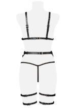 Harness bdsm set 3 pezzi kinky - Grey Velvet