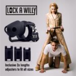 Cintura di castità uomo - Gabbia per pene - lock a Willy