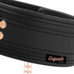 Collare BDSM con clip per capezzoli - vegan leather