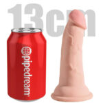Dildo realistico tripla densita 13cm King Cock dimensione