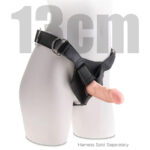 Dildo realistico tripla densita 13cm | King Cock - strapon