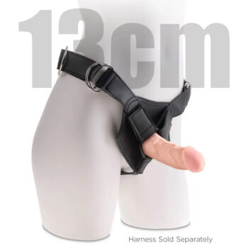 Dildo realistico tripla densita 13cm | King Cock - strapon