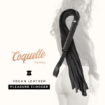 Frusta BDSM in pelle vegana “Vegan Leather Flogger” Coquette