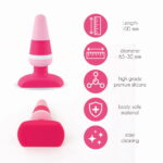 Plug anale rosa Plugz Colors Feelztoys