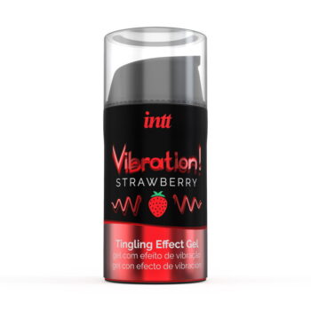 Gel vibrante alla fragola effetto caldo vibratore liquido Intt