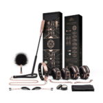 Set BDSM Nouveau 9 accessori con scatola Rosy Gold