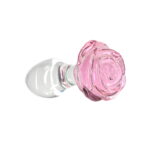 Laterale Plug anale in vetro borosilicato “Rosy” Pillow Talk