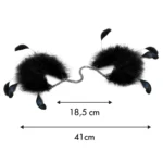 Manette di Piume Za za zu Bijoux Indiscrets (misure)