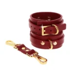Manette per polsi rosse BDSM Wrist Cuffs Taboom