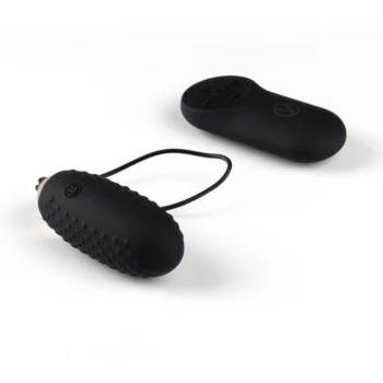 Ovulo vibrante rilievi G4 nero oro Virgite (con telecomando)