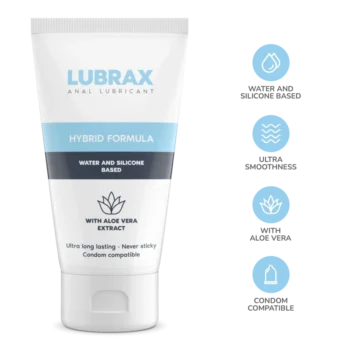 Lubrax Lubrificante anale ibrido Aloe Vera Intimateline(caratteristiche)