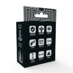 Dilatatore anale tunnel trasparente Addicted con doppio anello per dilatazione progressiva - dettaglio 5