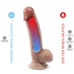 Pene realistico Silicon Premium in silicone termoreattivo - dettaglio 2