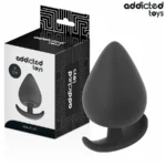 Plug anale in silicone Addicted con base allargata per stimolazione anale sicura e confortevole