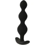 Anal Beads palline anali silicone Rupert Black&Silver (laterale)